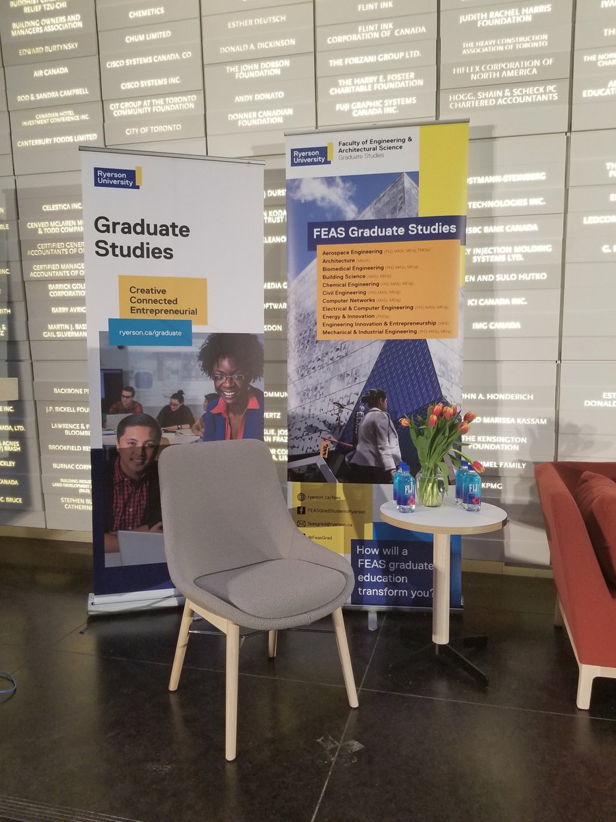 RTAProd's tweet photo. Mental health is WEALTH. ☺️ Our @RTARyerson students are capturing the @FeasGrad Engineering #WellnessTalks. Reception starts at 6PM! 🎥 https://t.co/HwtDsYKA7K