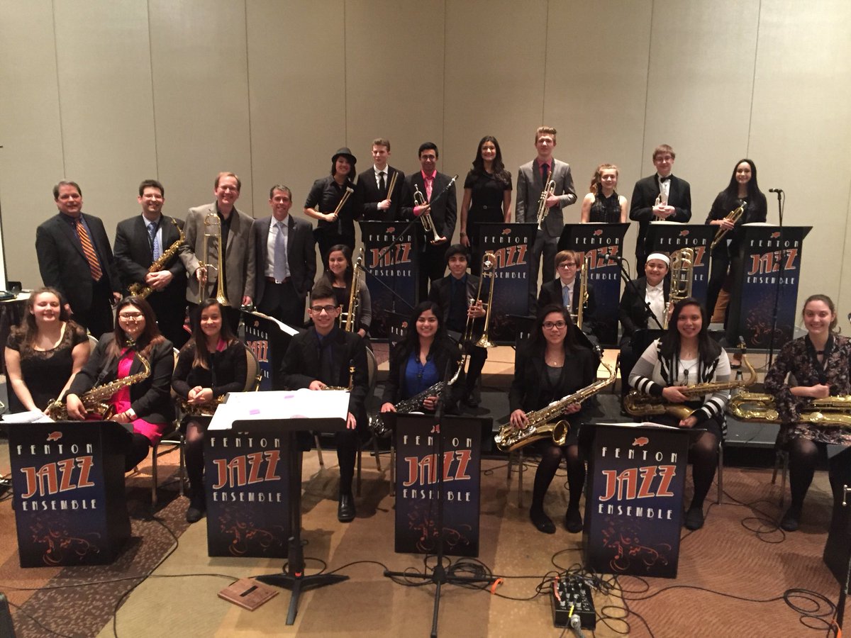 Fenton Bands on Twitter "Guest soloists, Fenton Jazz Ensemble, & The