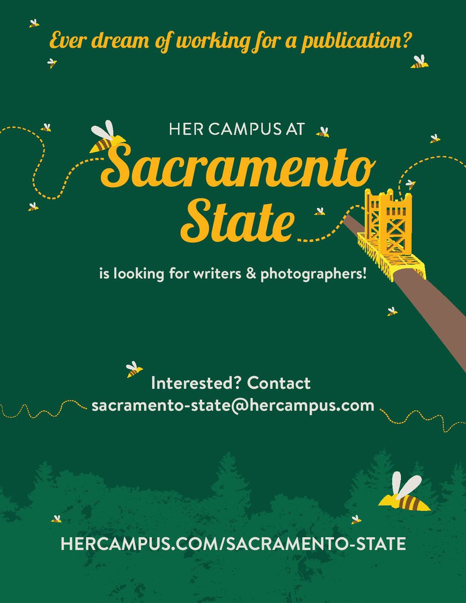 HCSacState's tweet image. Do you have a passion for writing? ✍️We are looking for students who want to be part of an empowering club for women &amp;amp; love learning about new opportunities. 💪👑 If you are interested in writing for an online magazine or want to be involved, contact us below! 💌👇