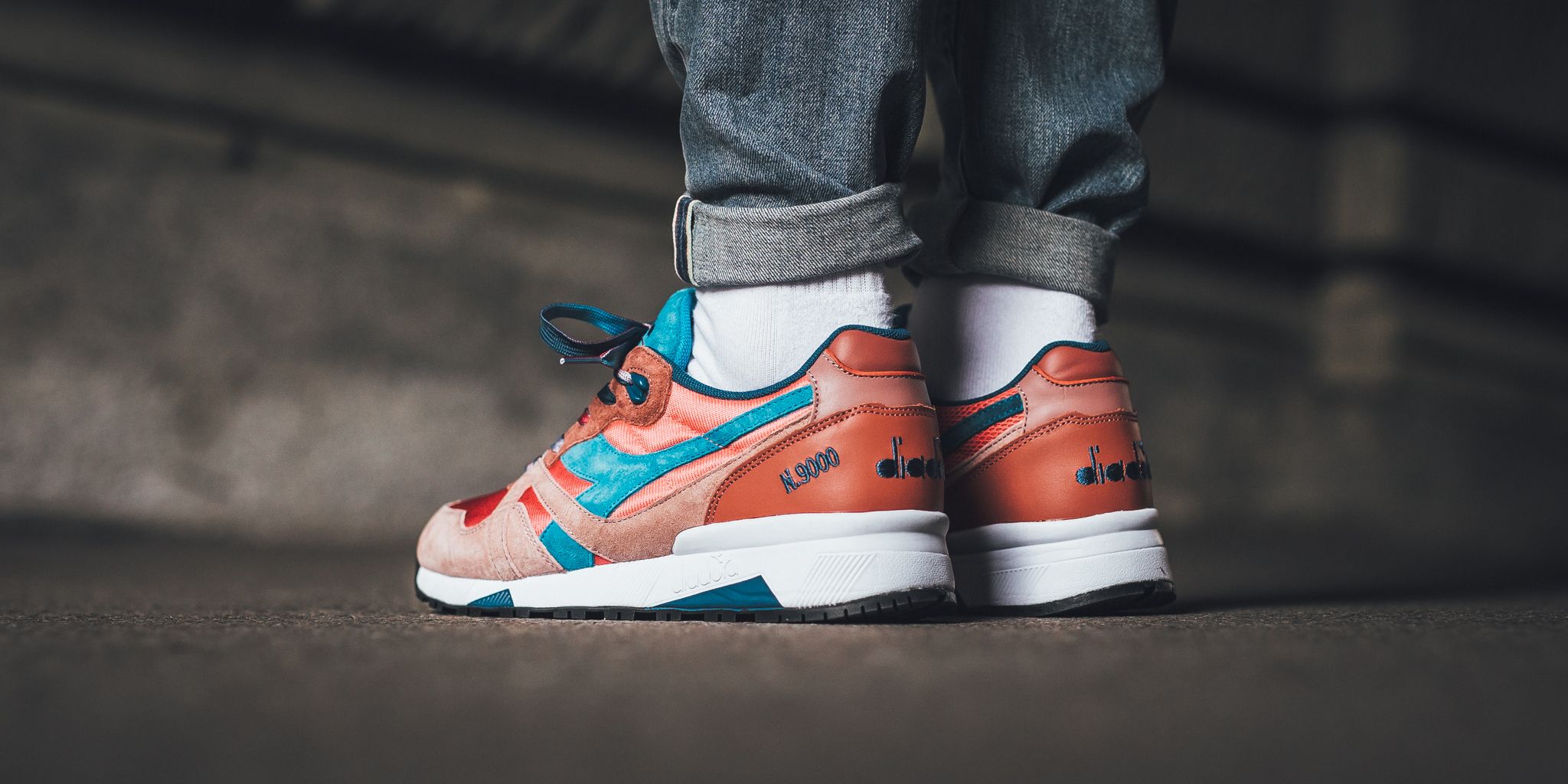 diadora n9000 premium sky blue vivid