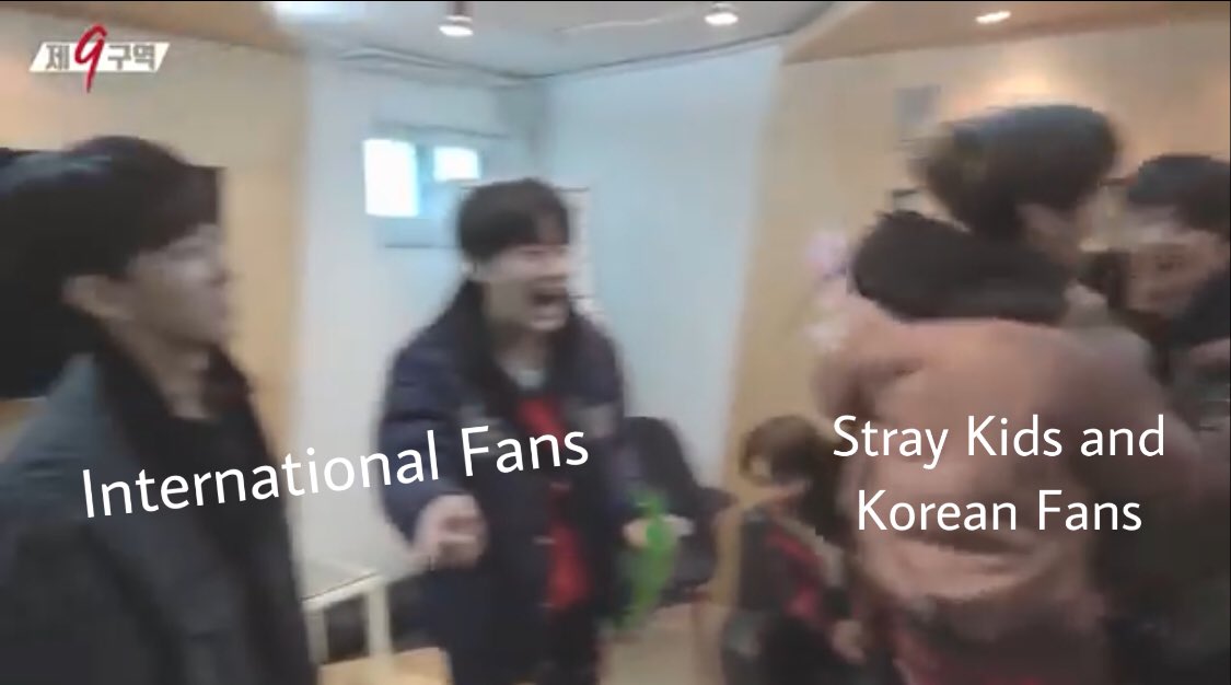 OK BUT MAKING MEMES IS MY NEW HOBBY THIS IS FOR ALL YOU INTERNATIONAL STRAY KIDS STANS (lmao the quality sucks)