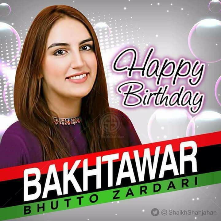 AijazALaghari's tweet photo. Happy Birthday Bibi @BakhtawarBZ Sahiba Many Many Happy Returns Of The Day,  May ALLAH  Give You Long Life Ameen.✌✌ #HappyBirthDayBakhtawarBZ 🌺 https://t.co/xVzjBzOt8W