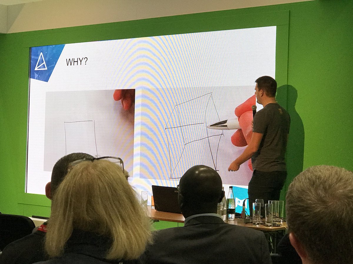 pamelaaobrien's tweet photo. First up at #tmbett18 is @kobak talking about VR in Maths Ed https://t.co/VsJ3eHsNZb