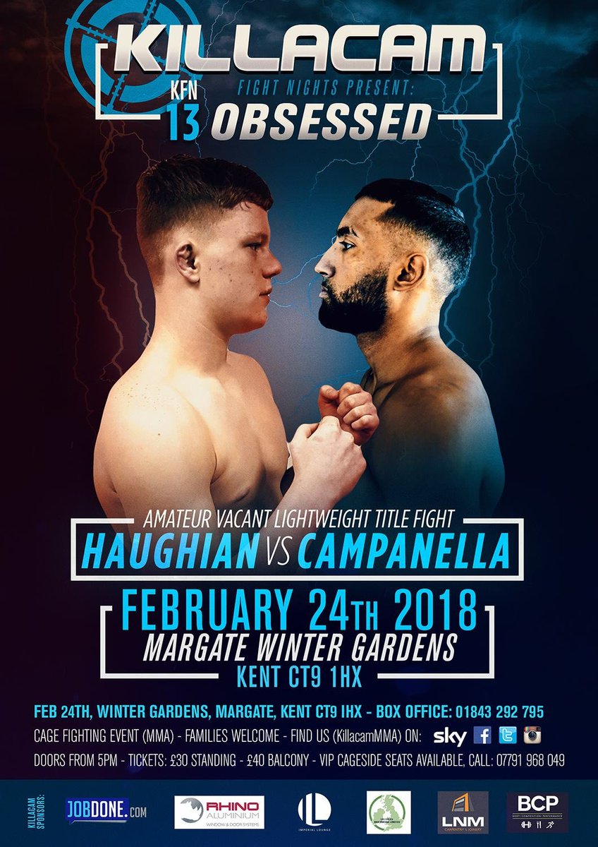 KillacamMMA's tweet photo. Fight announcement! #KFN13 https://t.co/pL3zYdvhNf