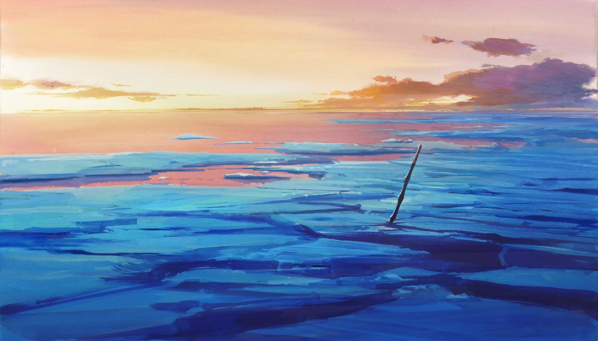 ダリーオ・デ・レゴヨス・イ・バルデース、ラ・コンチャ、夜景、希少画集画 ダリーオ・デ・レゴヨス・イ・バルデース、ラ・コンチャ、夜景