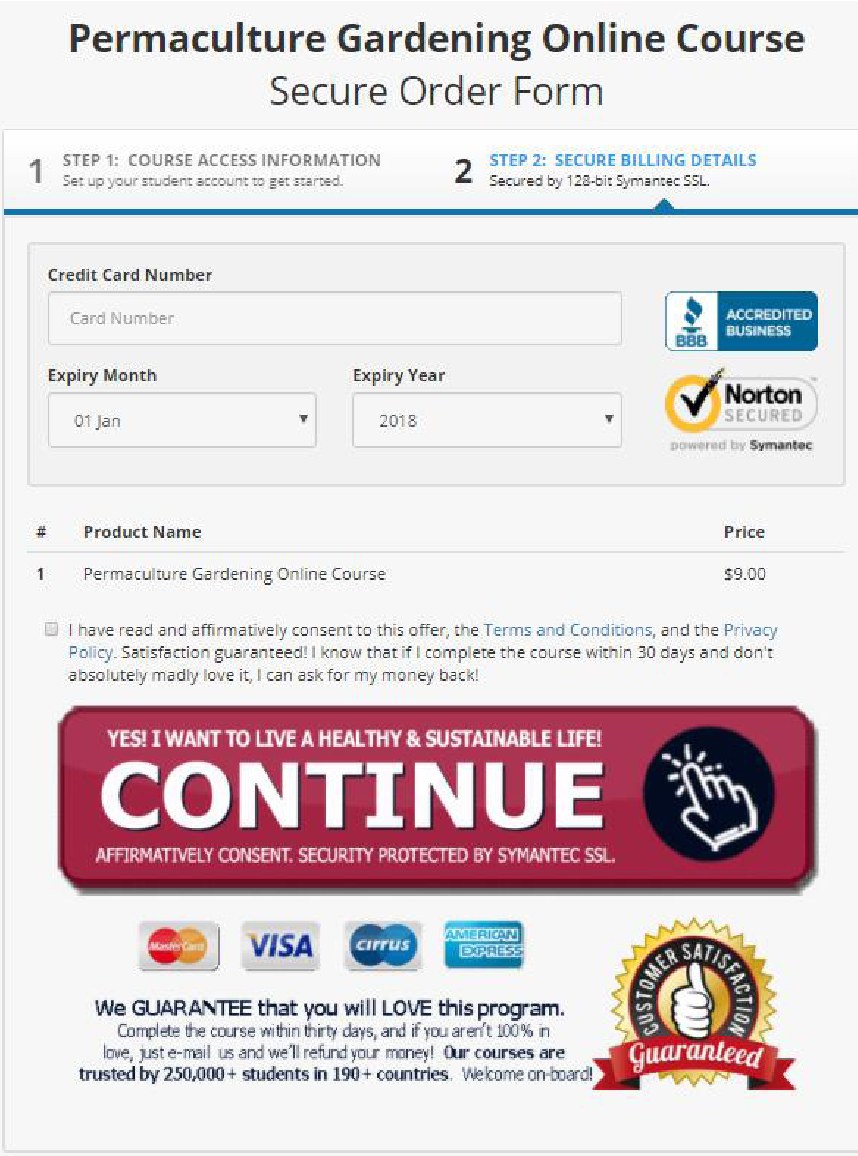 hmarcinik's tweet photo. @darkpatterns Regenerative Corporation's EGREGIOUS use of #darkpatterns for their permaculture online class. Not only does this seek to rope customers into unintended purchases, their contract states they'll charge a minimum of $450 for any credit card dispute. https://t.co/1g9PEZDveH