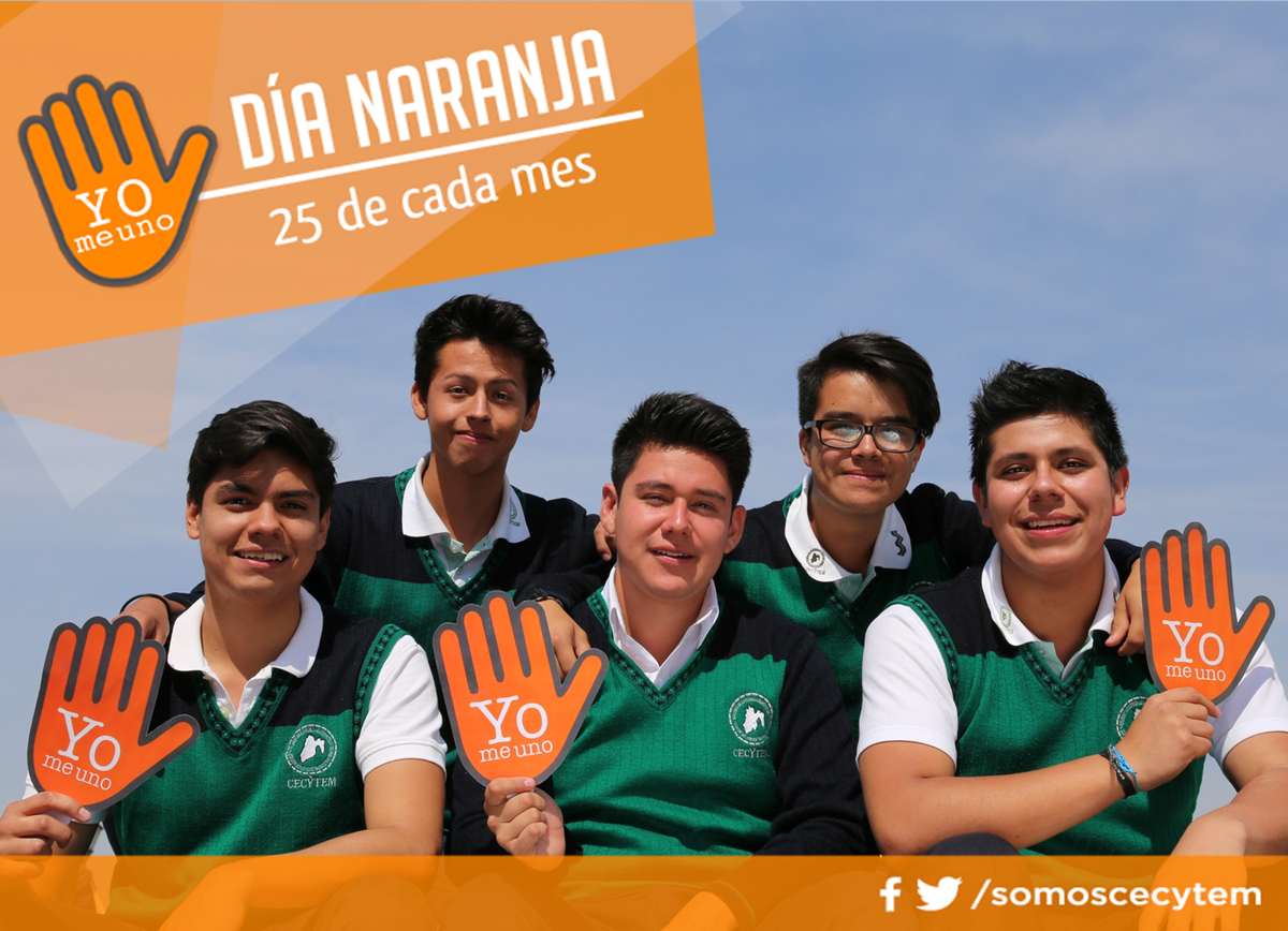 somoscecytem's tweet photo. 🎗️🎗️¡Alto a la violencia de cualquier tipo! 🎗️🎗️

#SomosCECyTEM #DíaNaranja https://t.co/d8fsmaXLVW