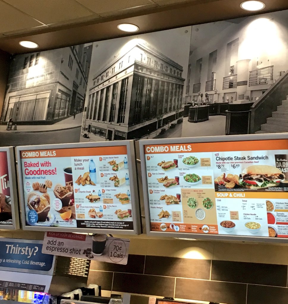 CollegeParkShop's tweet photo. Enjoy a coffee ☕️ break at the historic #TorontoCollegePark @TOhistoricsites @TimHortons @gwlra @DowntownYonge https://t.co/DM4GrwCgbb