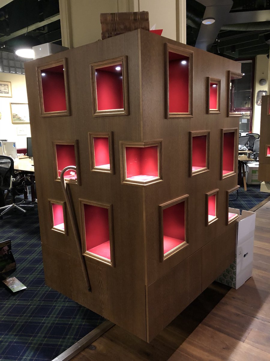 Drinking our last beers in what I consider the OG Mojang office. Thanks for the memories, you handsome devil. Now you stand gutted and bracing for inferior occupants.