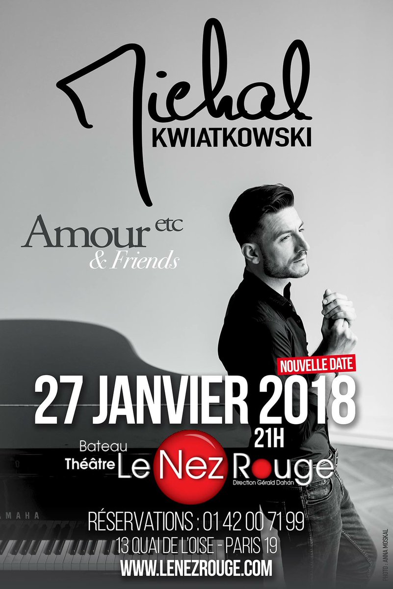 Quel bonheur de voir Michal en concert et quel bonheur de monter sur scène avec lui le temps d'une chanson.  Merci <a href="/Michal_Officiel/">Michal Kwiatkowski</a> 😘