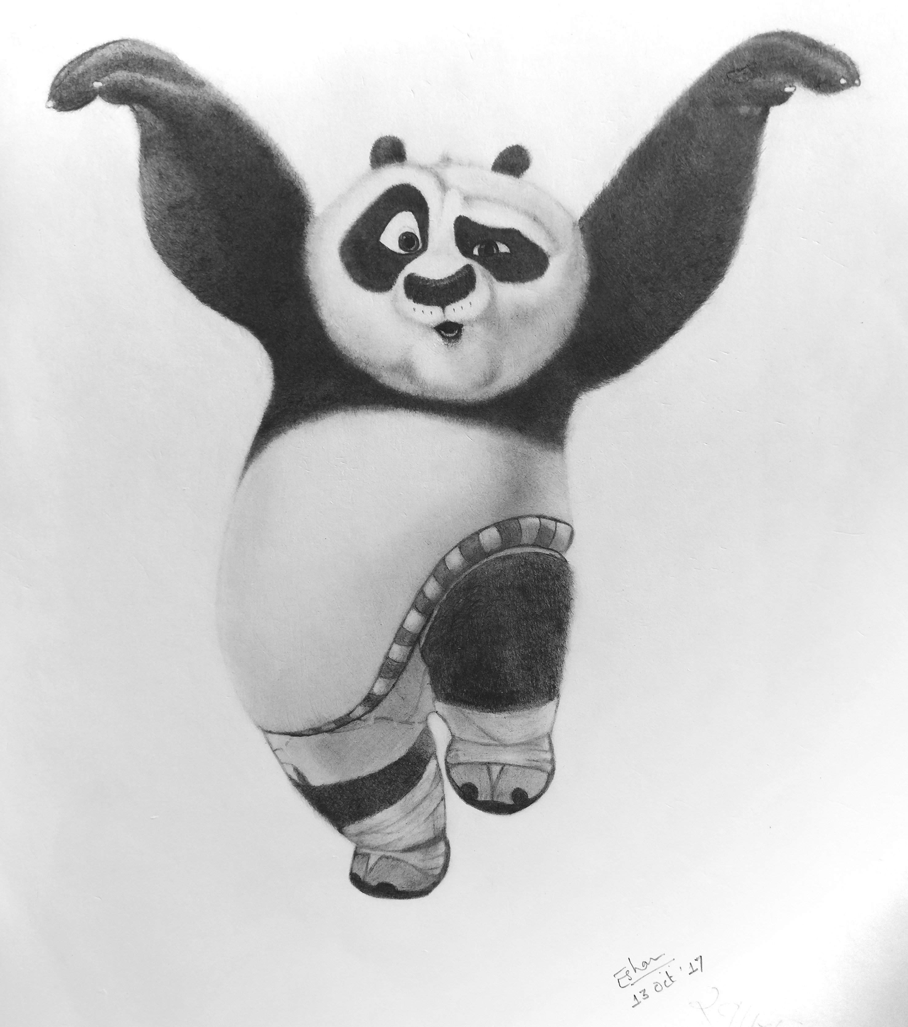 Draw kung fu sale panda