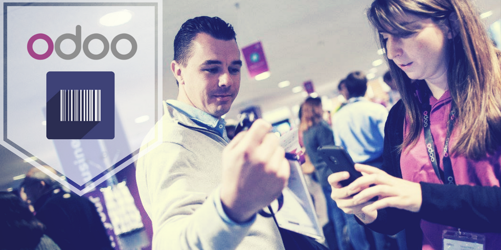 Odoo's tweet image. #OdooTip: Track attendee participation at events by scanning badges with the new barcode interface. #ThrowBackThursdays #OXP2017