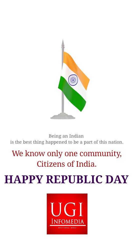ugi_media's tweet photo. Happy Republic Day to you! https://t.co/fp97QqlUJd