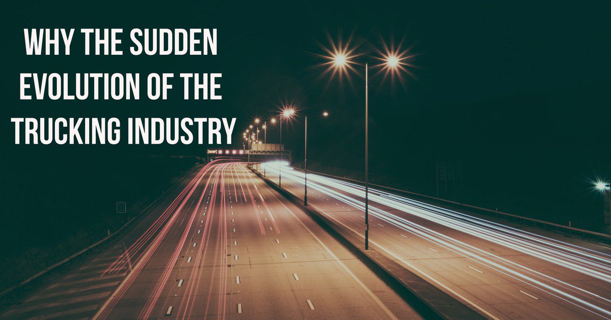 TransDirectUSA's tweet image. Why the Sudden Evolution of the Trucking Industry? bit.ly/2GjoVcn