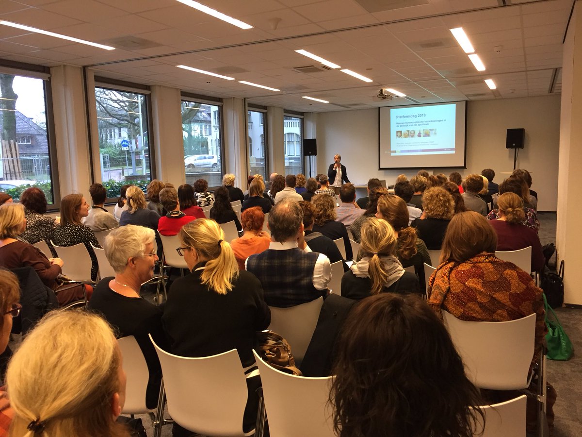 Grote opkomst bij de platformdag 2018 voor docenten van de opleiding Apothekersassistent