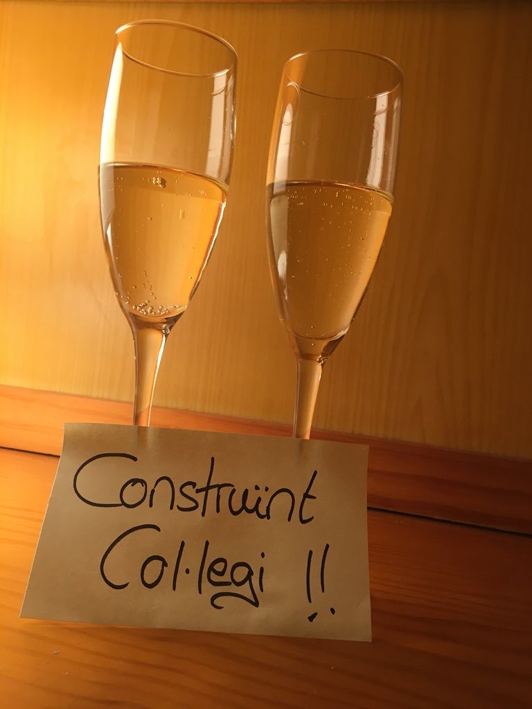 PedroCTorrente's tweet photo. Ay! Que sí! Que habemus Junta! Ay! Qué pasada formar parte del equipo de @ConstruimColegi! #CrimiCat18 https://t.co/1CVuRCWMFX