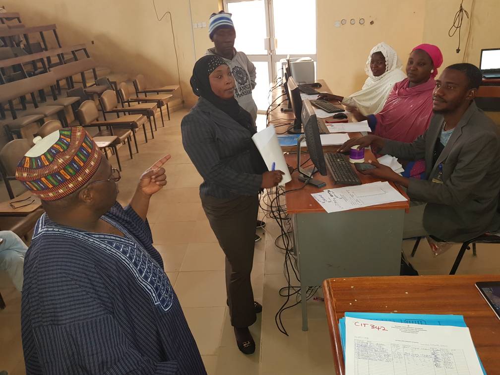 nounofficial_'s tweet photo. NOUN VC today screened candidates for the ongoing POP examination at the Kano study centre. He later went round the hall to monitor, ensure compliance and appraise the whole exercise https://t.co/pSIeIPJpFn