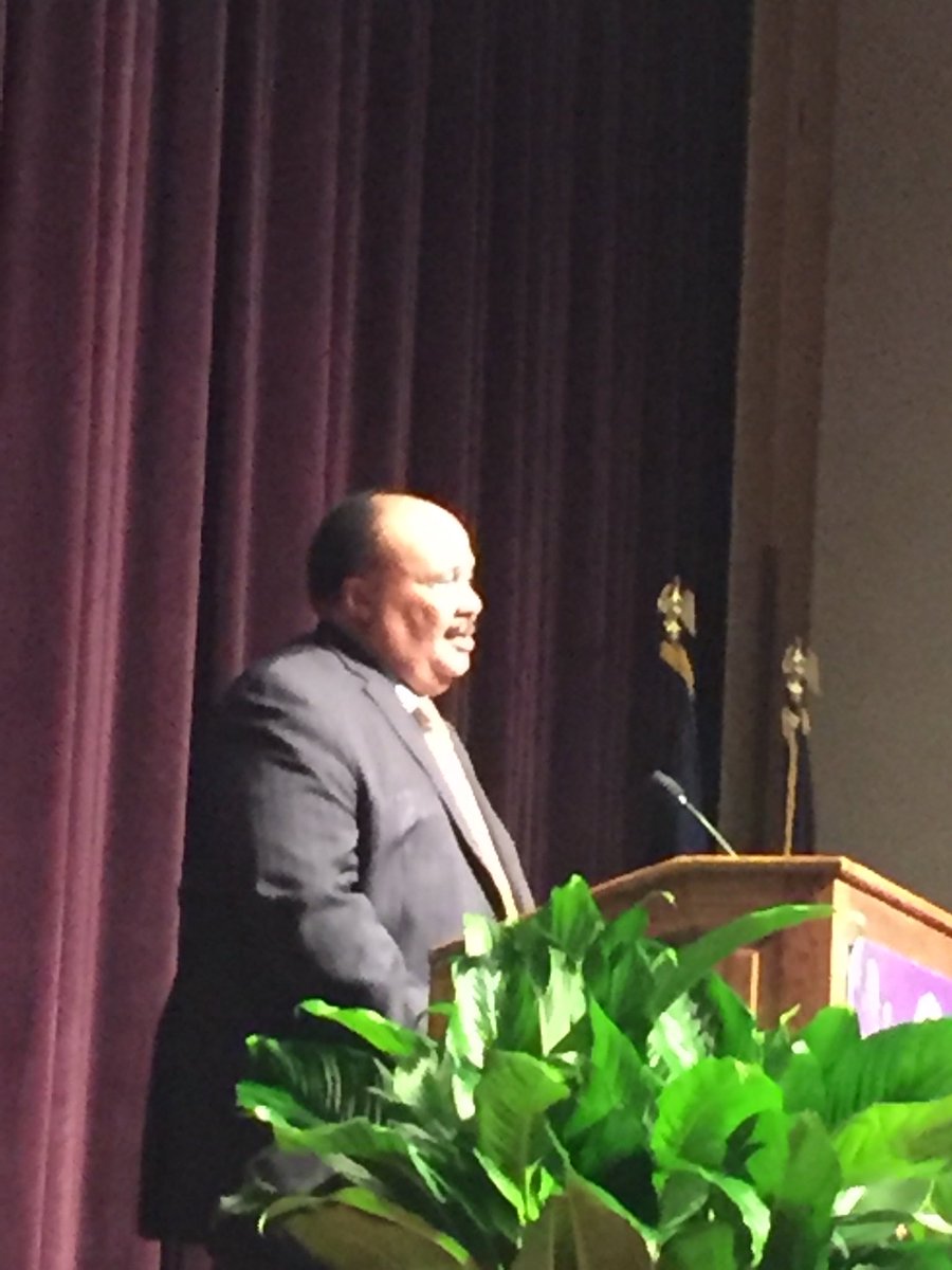 Martin Luther King III helping commemorate the 50th anniversary of MLK Jr’s lecture at K-State. Continuing an eloquent and powerful message!