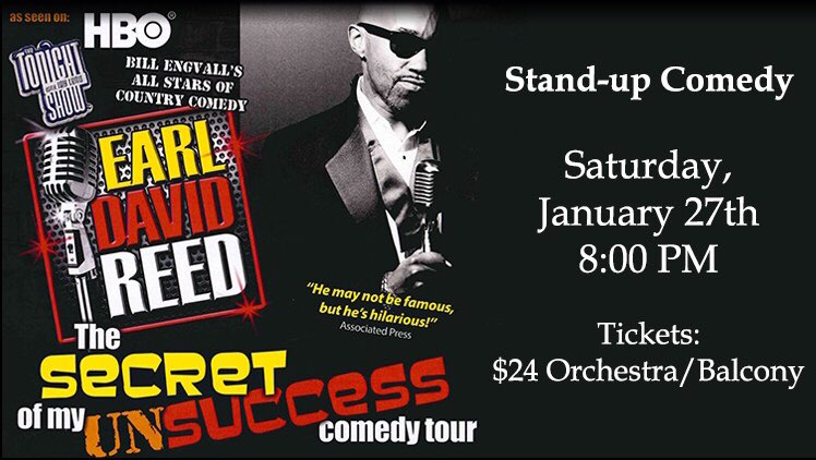 Happening Saturday night at <a href="/TheEich/">The Eichelberger</a>! <a href="/earldavidreed/">Earl David Reed</a> Call 717-637-7086 for your tickets.