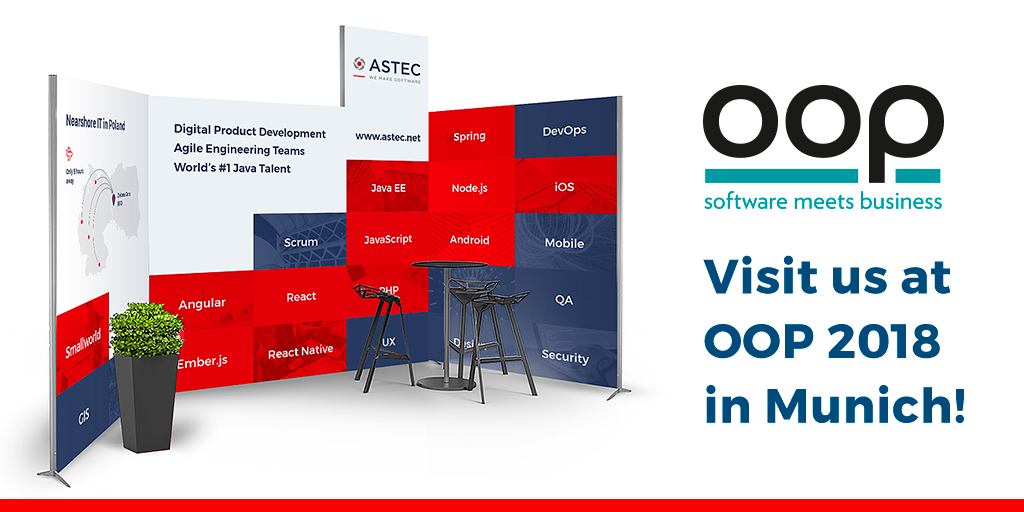 Going to #OOPmuc? Visit our booth! Let's discuss what's next in software. #Blockchain is a topic we'd love to tell you about: oop-konferenz.de/oop2018/starts…