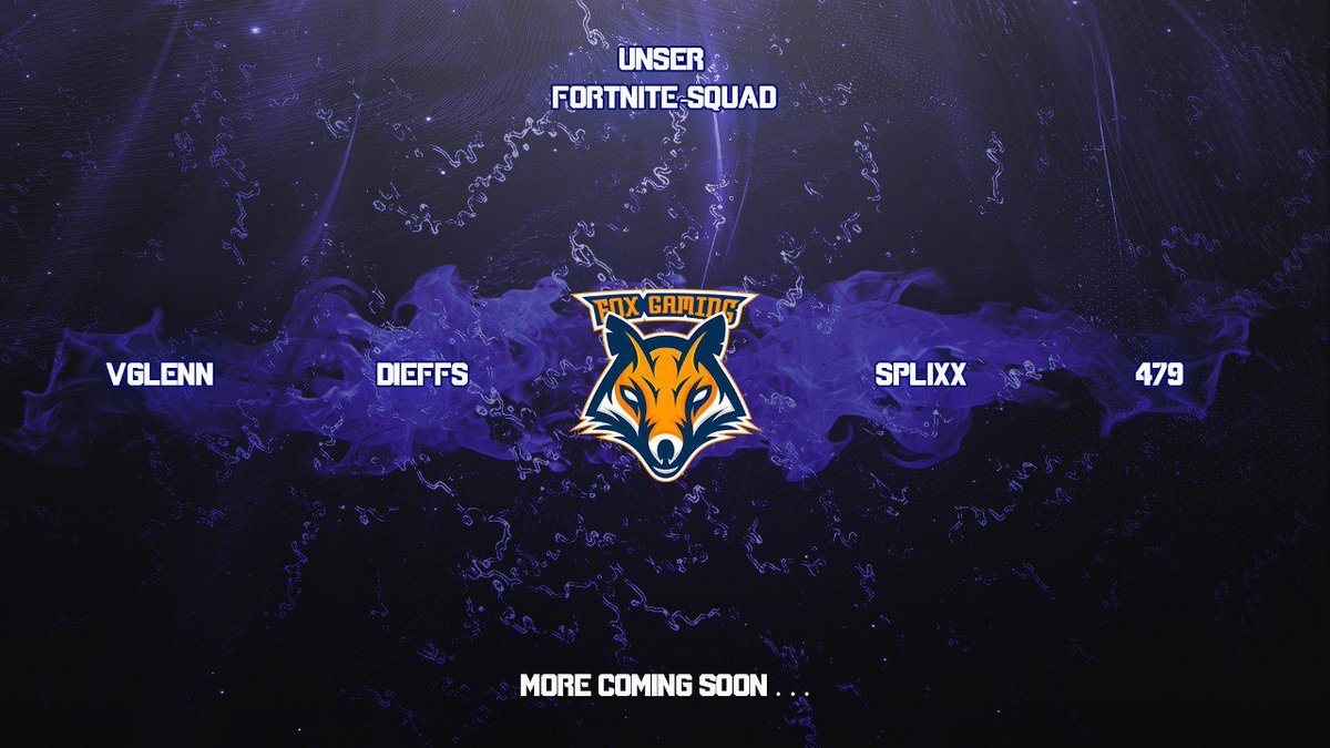 FoXGamingGG's tweet photo. #Fortnite

Wir heißen unsere Fortnite Spieler, Herzlich Willkommen in der #FoxFamily

@NotoriousSplixx 
@AlCxpone 
@VGlenn_ 
@Dieffs_ https://t.co/YeXj5YebBg