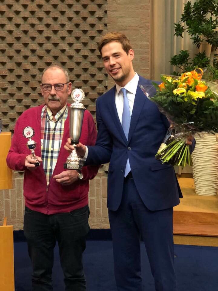 Jurgen onze fractievoorzitter is politicus van het jaar geworden!