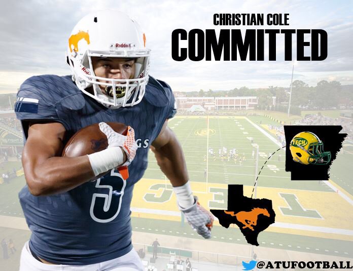 Christiancole46's tweet photo. Blessed to announce that Iβm committed to Arkansas Tech University! #AnTeUp18 π€πΎ https://t.co/9ttD7exSTJ