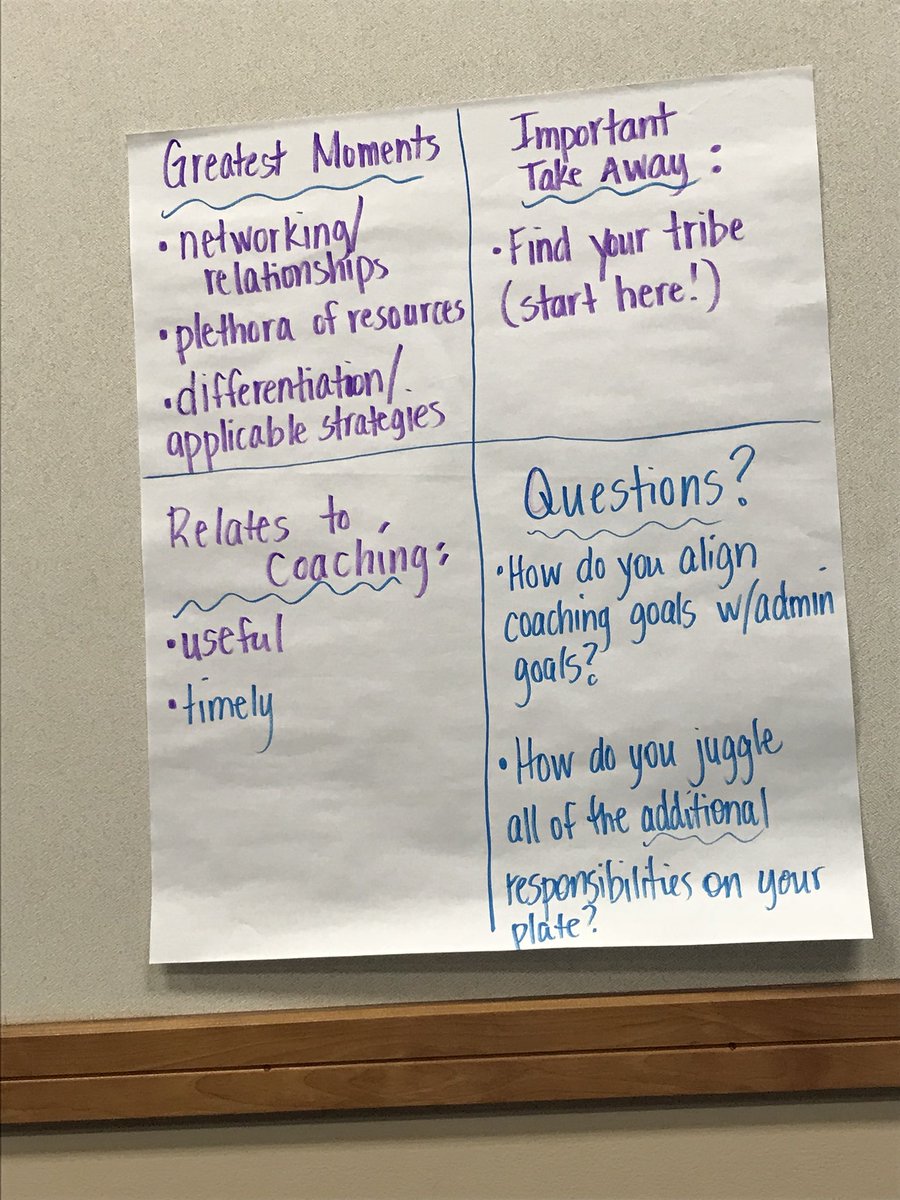 amyjrains's tweet photo. #NCCoach Our one sentence that sums up our learning and reflection:) #tabletwo #flashpdrounds @BonleeDragonsMC @amylindley78 https://t.co/DdmOW4PvQw