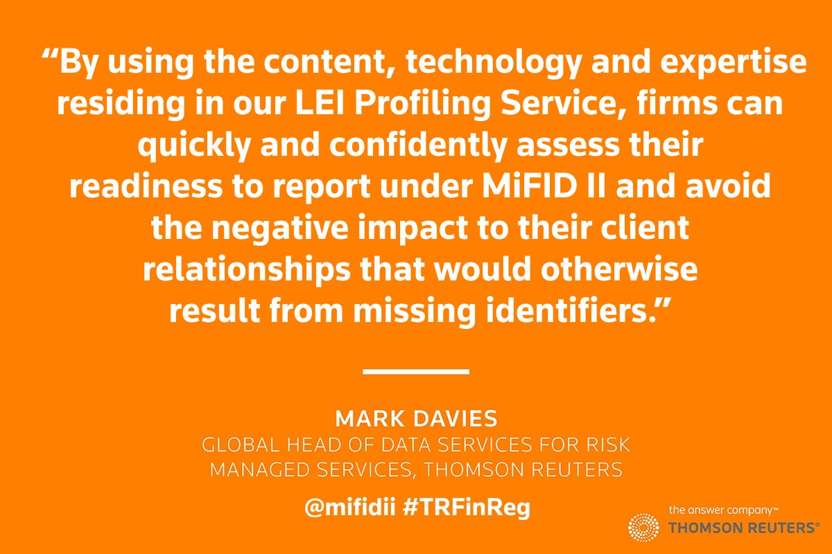 KezWarner's tweet photo. Everybody breathe: #MiFIDII has begun. However, even after so much work, challenges still remain, such as rules around Legal Entity Identifiers (LEIs). https://t.co/EEmIAIoPj5 #compliance #TRFinReg @mifidii @John_bmason https://t.co/kIddsMr5EP