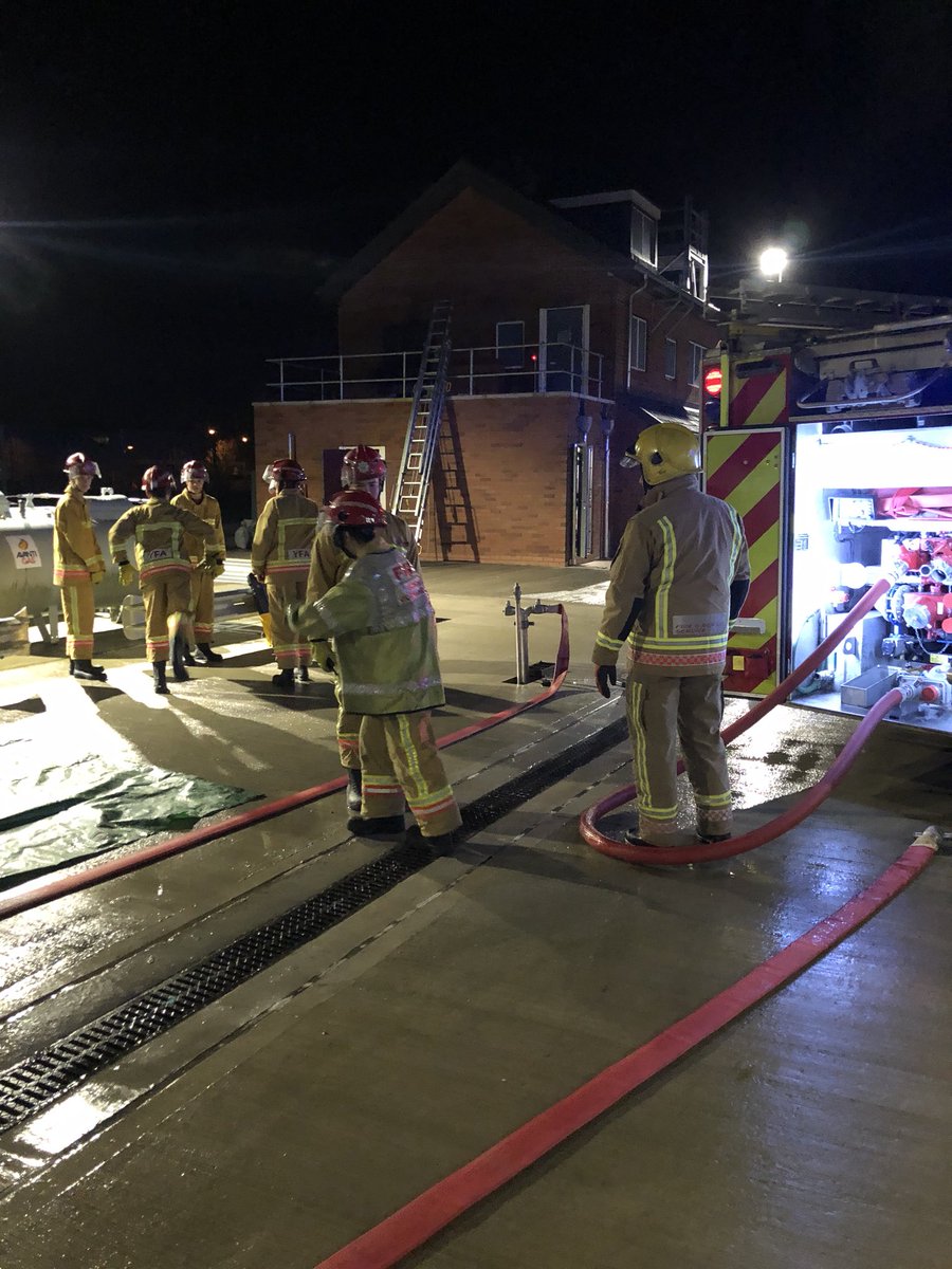 Big Thank you to <a href="/HWFireEvesham/">HWFire Evesham</a> for allowing our Young Firefighters to drill using their Training Facility. A chance to use our specially adapted breathing apparatus in a realistic scenario.