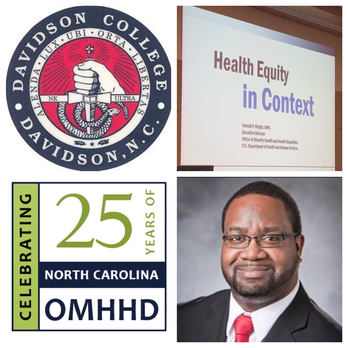 CPWrightMPA's tweet photo. Speaking tonight at #DavidsonCollege about #HealthEquityInContext #WhereIsCPWMPAnext https://t.co/ymDZCrM7Om