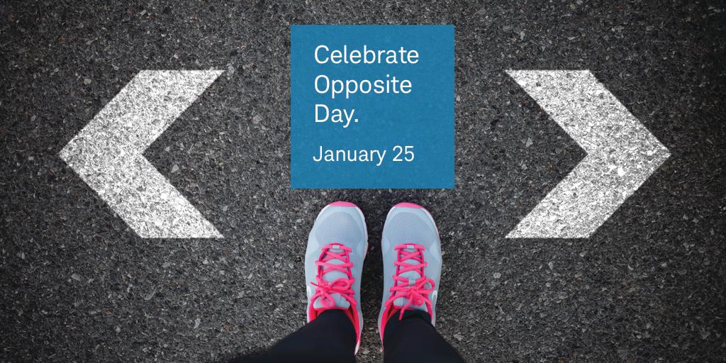 mark_tammySmith's tweet photo. Today, when you’re about to spend money, try putting that amount into savings instead. #OppositeDay #JustForADay https://t.co/v6Ody82Oie