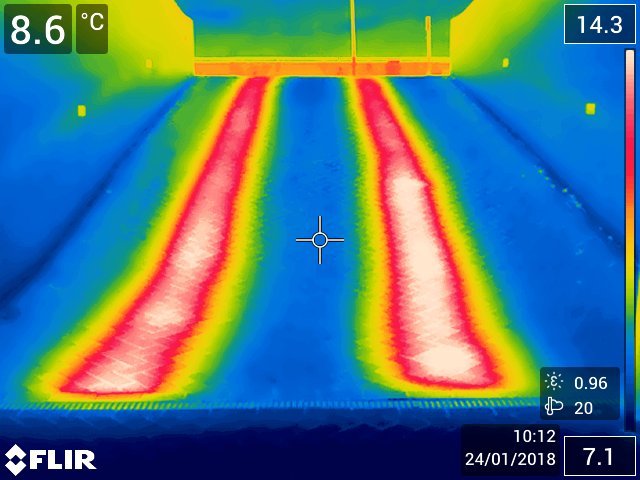 Die hellingbaan verwarming werkt perfect! Laat de winter maar komen...:-) <a href="/magnumheatingnl/">MAGNUM Heating (NL)</a> #thermografie