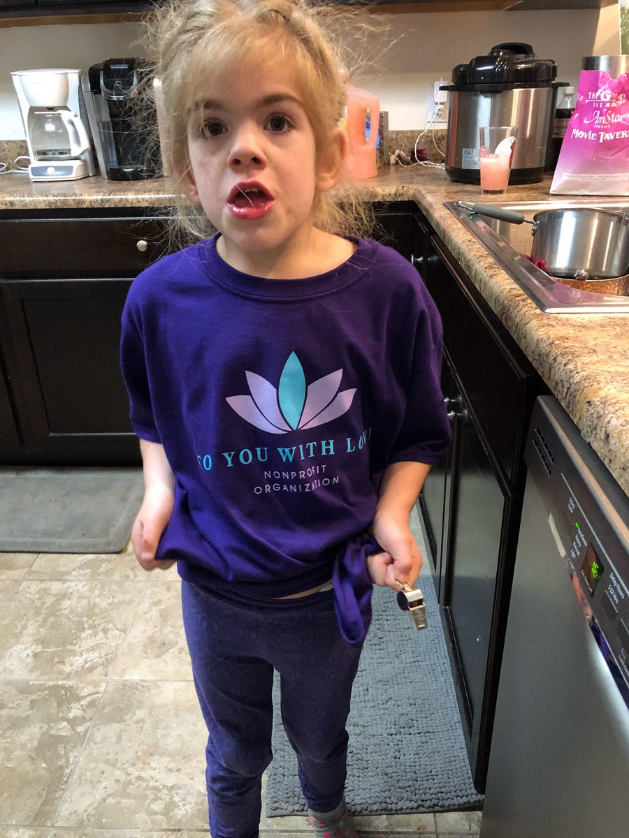 tywlnonprofit's tweet photo. Meredith sporting her #tywl shirt. So cute. https://t.co/eQsieJBCYm