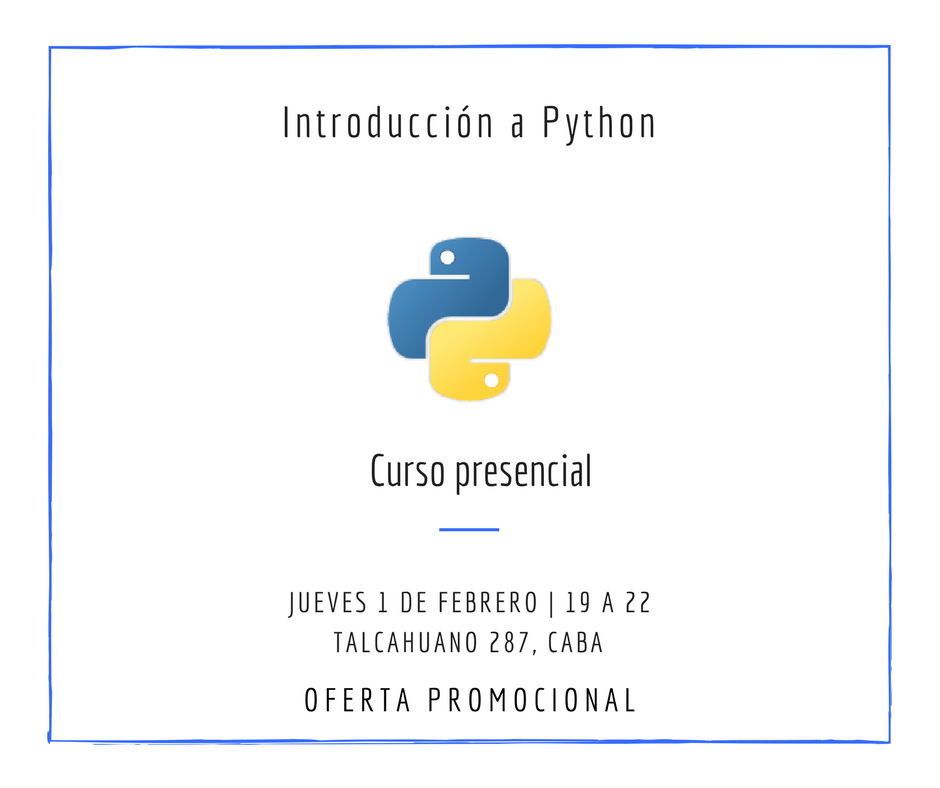 ¡ Curso introducción a Python presencial !
 Para más información 👇
 bitson.com.ar/cursos/