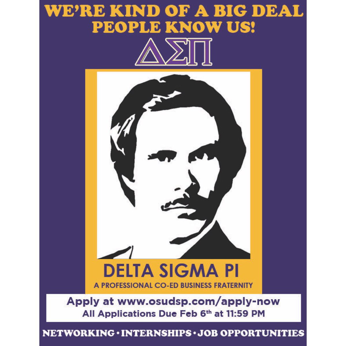 Deltasigokstate's tweet photo. DM is for information and for recruiting events! #spearsbusiness #okstate https://t.co/y7hLwC7xiF