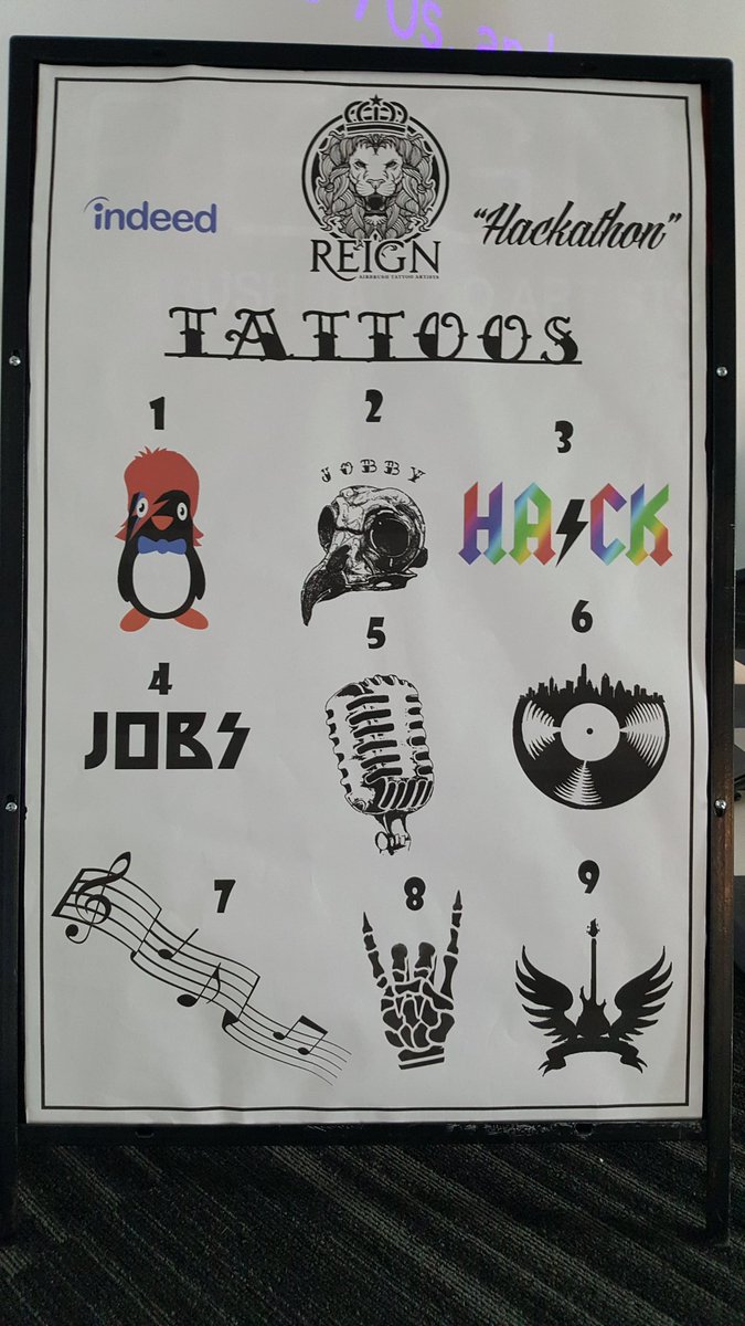 jasideshow's tweet photo. I'm getting some fresh (airbrush) ink tonight at the Hackathon! #insideindeed https://t.co/YGOi8pP5kM