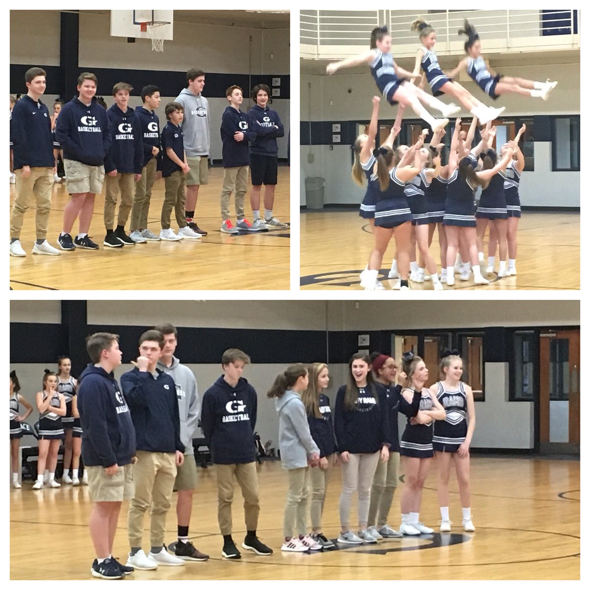 gcaramsms's tweet photo. Student Council planned a great pep rally today to conclude our basketball season and give our 8th graders a great send off. #gcaramsms #gcabasketball https://t.co/16i71WsGuW