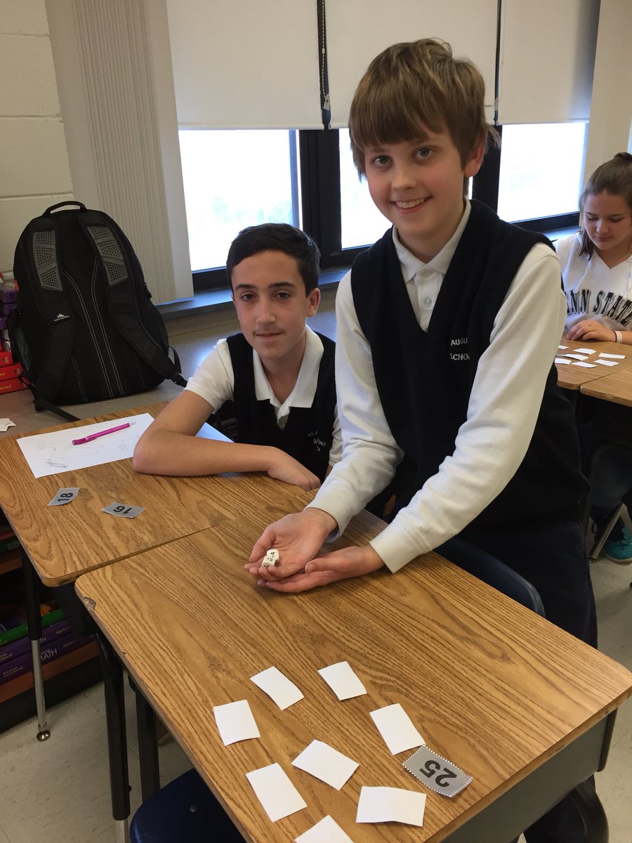 mrskaplanSAS's tweet photo. Math Competition Genius Hour - great minds competing in the Dice Duel #Math Counts @MrMillerSAS @StAugustineElem @Principal567 https://t.co/pakvbNaa09