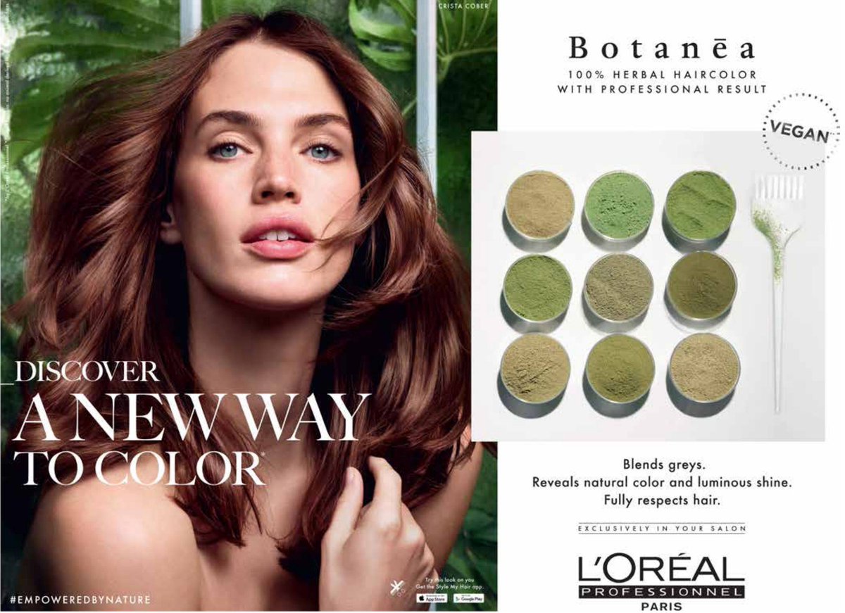 Loreal Botanea Colour Chart