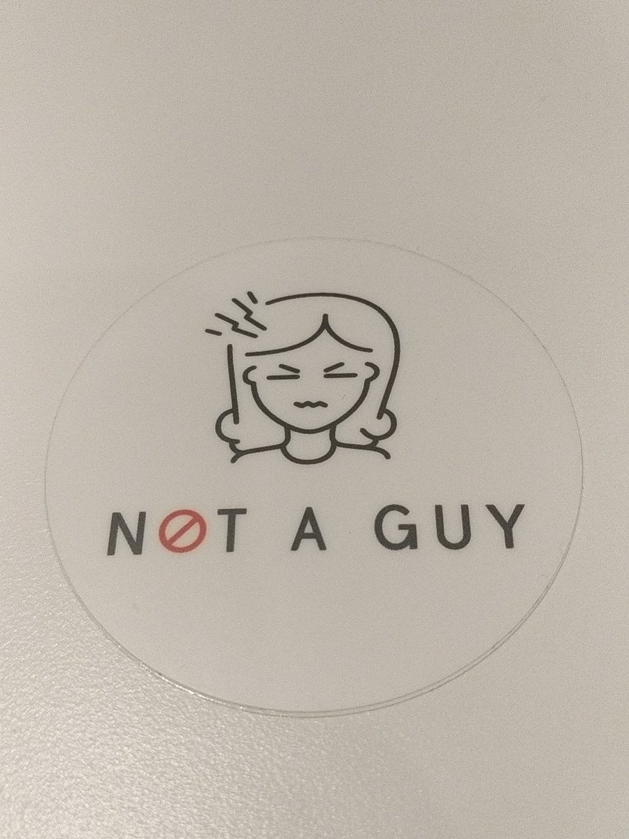 sarah_federman's tweet photo. Somebody just handed me this sticker and I'm a fan https://t.co/HY8PehWwTo