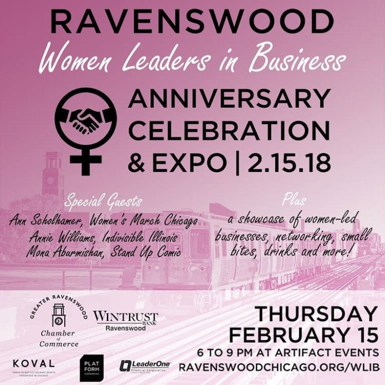 Artifact Events (@artifactevents) on Twitter photo DISCOUNTED early bird tickets to the 3rd annual Women Leaders in Business Celebration and Expo at Artifact Events (2.15.18) are on sale now!
Tickets and details at ravenswoodchicago.org/wlib
#womenleaderinbusiness #wlib
<a href="/Ravenswood_Chi/">Greater Ravenswood Chamber</a> DISCOUNTED early bird tickets to the 3rd annual Women Leaders in Business Celebration and Expo at Artifact Events (2.15.18) are on sale now!
Tickets and details at ravenswoodchicago.org/wlib
#womenleaderinbusiness #wlib
<a href="/Ravenswood_Chi/">Greater Ravenswood Chamber</a>