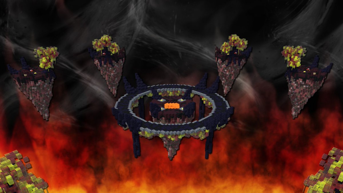 The_daVinci's tweet image. A short time ago I had build two BedWars maps for @TricketyNetwork :

"Aquadome" 4x4
      "Hell"      8x1

📸&amp;amp;🛠️ by me on the @SoundofBlocks Server