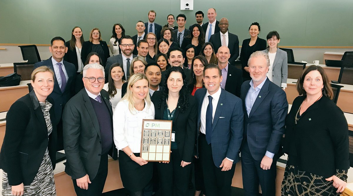 DArcyMc_Me's tweet photo. Congratulations TD Institute of Product Management case winners! A great week of learning and growing together. #Leadership #DesignFocused #CustomerFirst @TeriCurrie_TD @AndrewP_TD @mchevalier_TD @BetseyChung https://t.co/m2l4vUsX2z