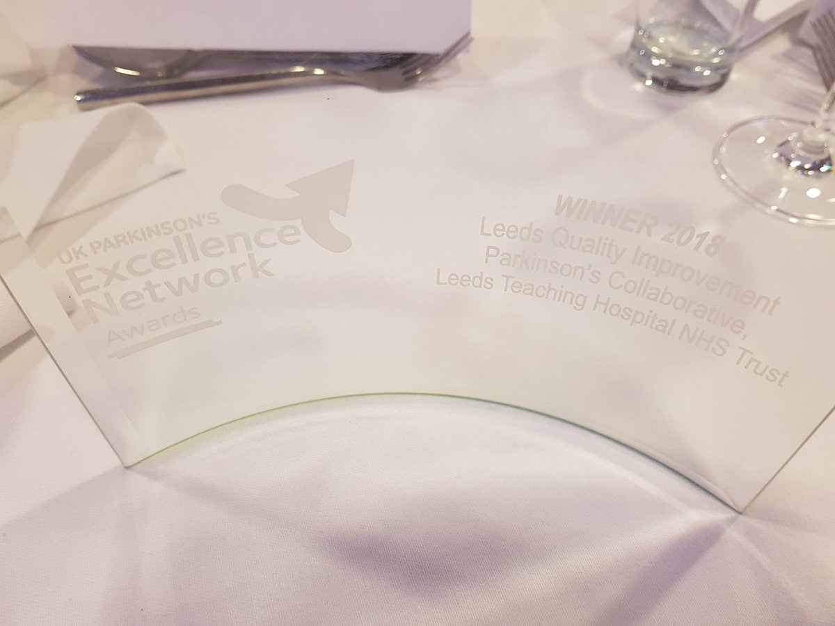 DavidBaxandall's tweet photo. Well done Leeds Quality Improvement Collaborative @LTHTParksQI for the Excellence Network Award @LTHTrust . #parkinsonsexcellence. https://t.co/B0xty0r6a4