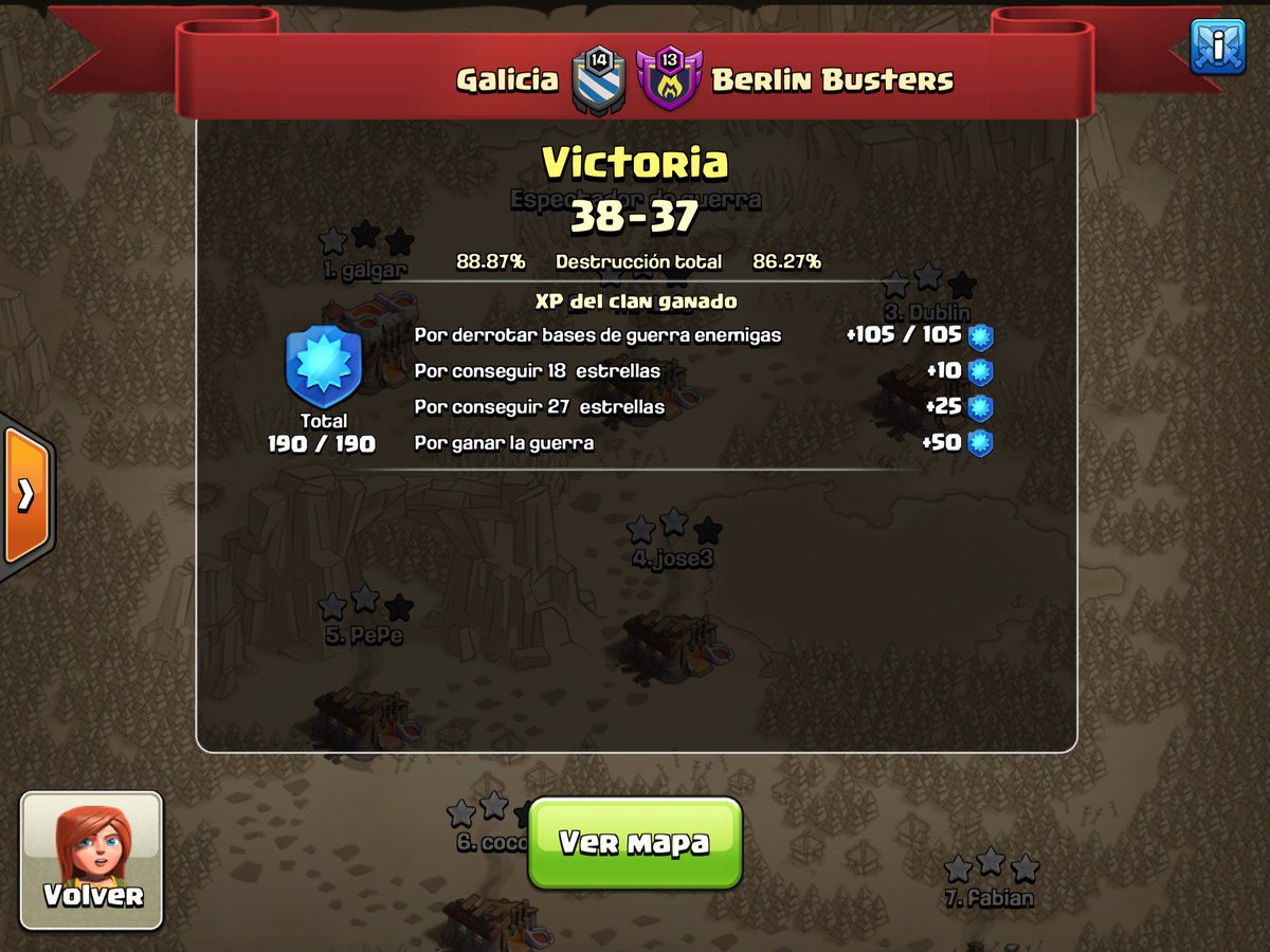 Ya solo quedan 99 para las 400...pero mucho menos para el nivel 15 de clan!! 😌😌
Lume <a href="/ClanGaliciaCoC/">Clan Galicia CoC</a> !!! 💪🏼💪🏼🔥🔥