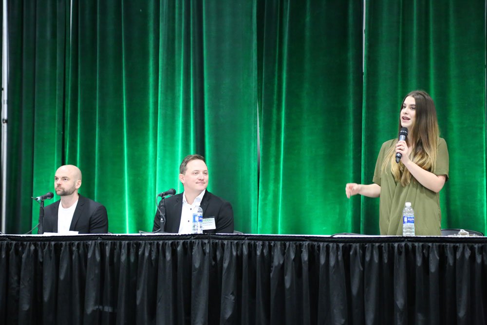 The LUNCH Keynote's are starting 🎉 Head to the keynote area for Cameron Forni <a href="/CuraCannabis/">Cura CS</a> and Matthew Morgan, followed by a banking panel lead by a variety of specialists in Hall D from 1-1:30 and 1:3-2:00 pm!
#CCC2018