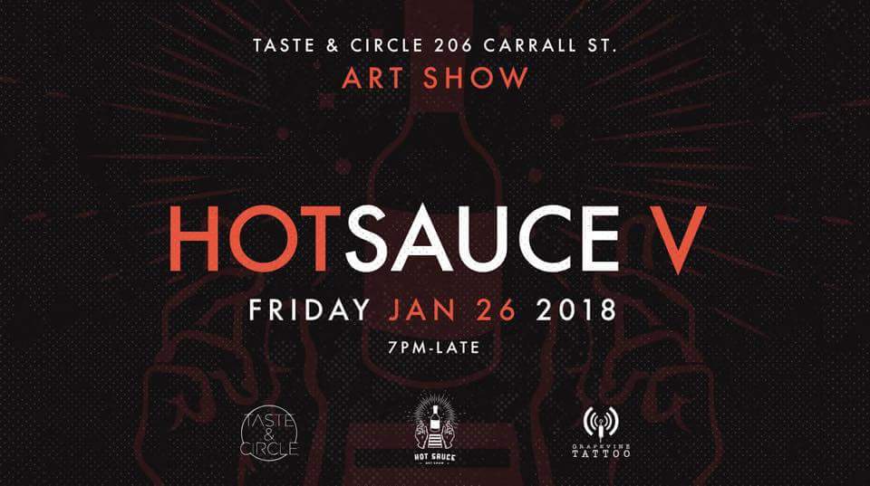 Hot Sauce V is Tomorrow at @tasteandcircle in #Gastown from 7-12 PM. RSVP for free on the <a href="/HotSauceArt/">Hot Sauce Art</a>  event page: facebook.com/events/3248645…

#ArtShow #VancouverArt #ArtVancouver #Art