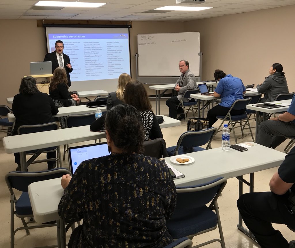 Updating the Alabama Coushatta Tribe of Texas on latest developments from <a href="/FirstNet/">FirstNet, Built with AT&T</a> and <a href="/FirstNetGov/">FirstNet Authority</a>