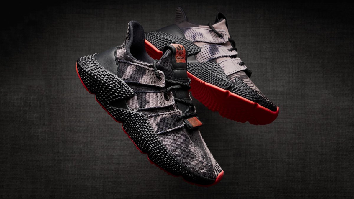 adidas prophere bleached black solar red